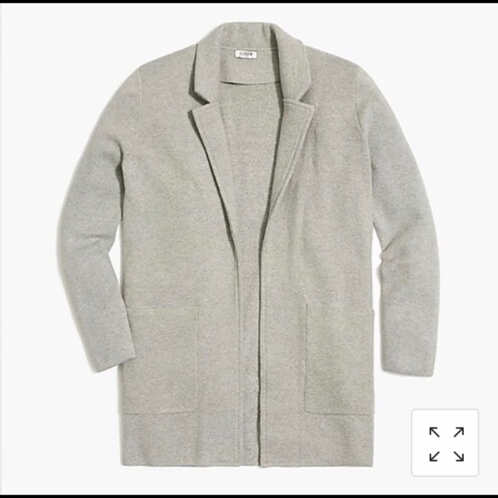 J.Crew Factory Open-front sweater blazer
